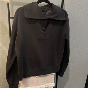 Banana Republic Grey\Blue Collared Sweatshirt